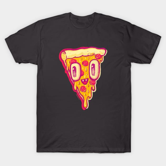 Pizza Face Buddy T-Shirt by natebear